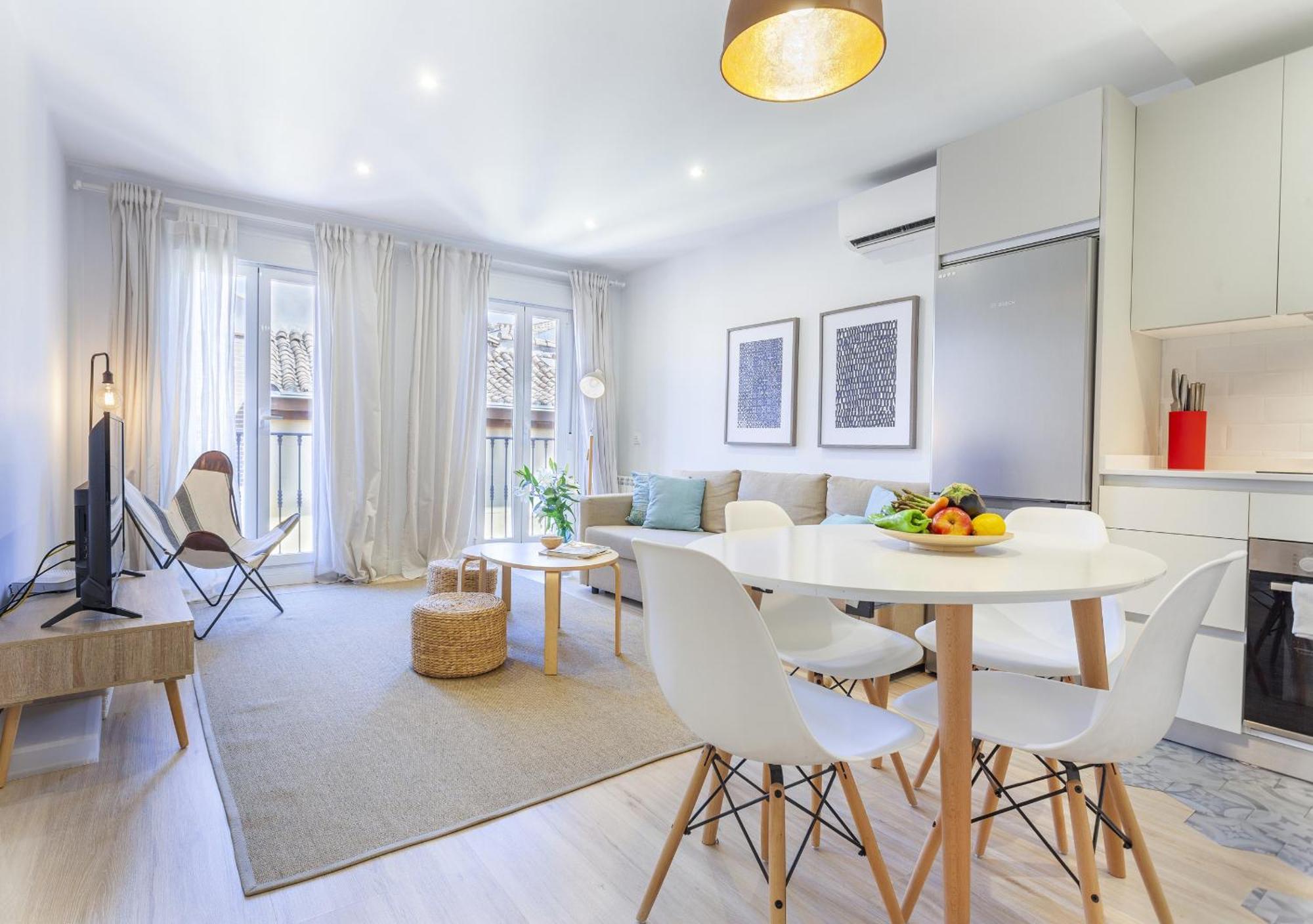 Apartamento Malasana Terrace En Madrid Bagian luar foto